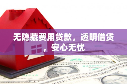 高埗无隐藏费用贷款，透明借贷，安心无忧
