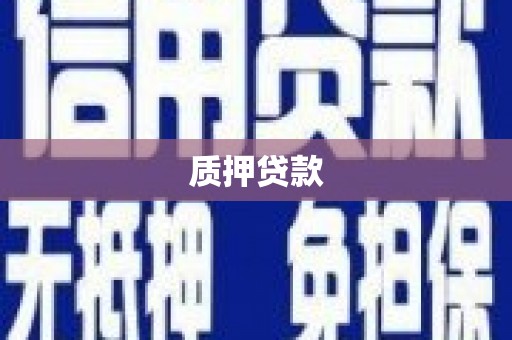 高埗质押贷款