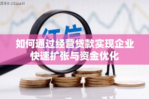 高埗如何通过经营贷款实现企业快速扩张与资金优化