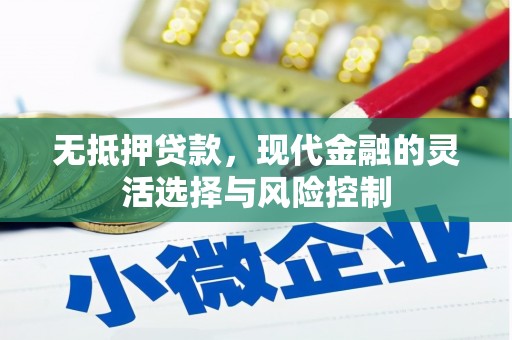 高埗无抵押贷款，现代金融的灵活选择与风险控制