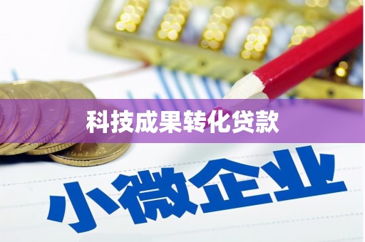 高埗科技成果转化贷款
