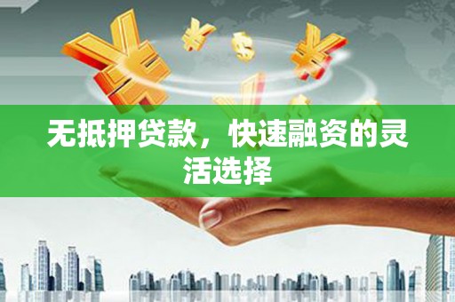 高埗无抵押贷款，快速融资的灵活选择