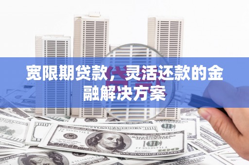 高埗宽限期贷款，灵活还款的金融解决方案