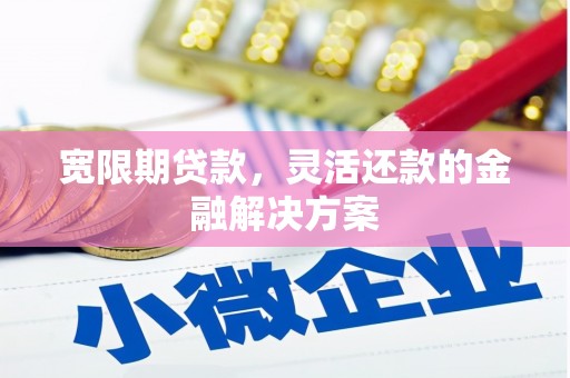 高埗宽限期贷款，灵活还款的金融解决方案