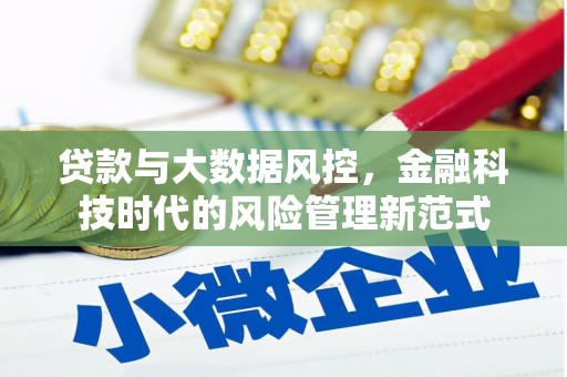 高埗贷款与大数据风控，金融科技时代的风险管理新范式