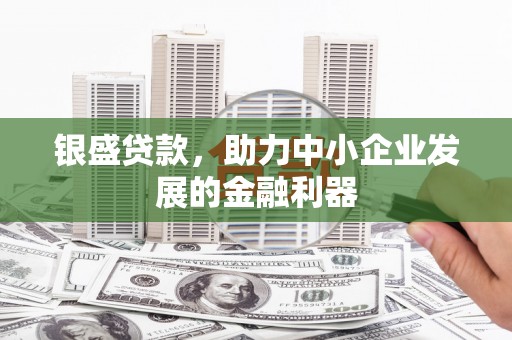高埗银盛贷款，助力中小企业发展的金融利器