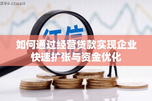 高埗如何通过经营贷款实现企业快速扩张与资金优化