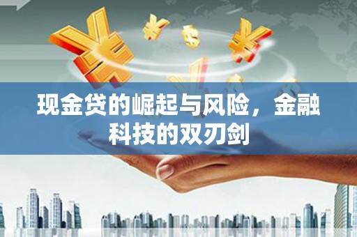 高埗现金贷的崛起与风险，金融科技的双刃剑