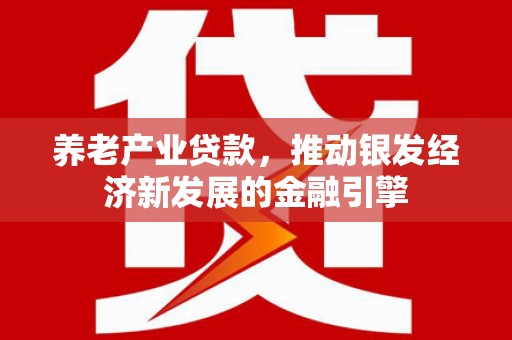 高埗养老产业贷款，推动银发经济新发展的金融引擎