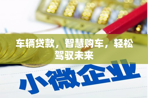 高埗车辆贷款，智慧购车，轻松驾驭未来