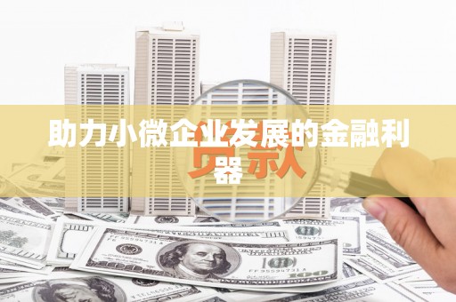 高埗助力小微企业发展的金融利器