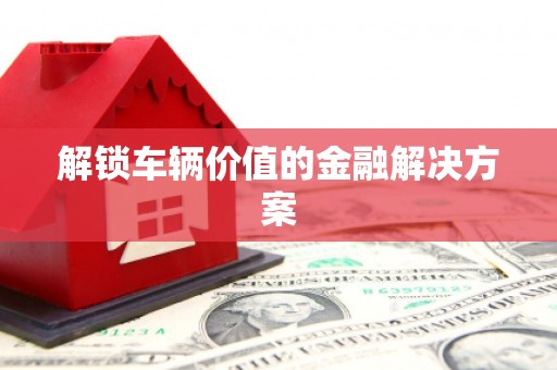 高埗解锁车辆价值的金融解决方案