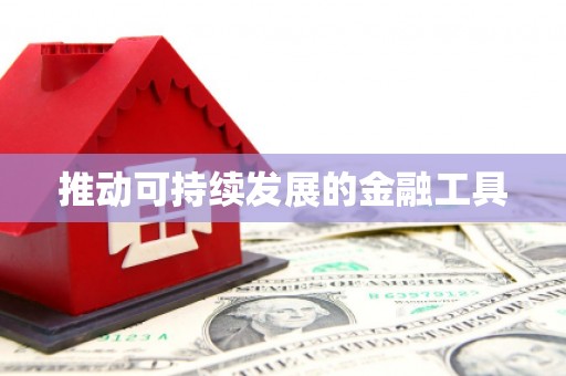 高埗推动可持续发展的金融工具