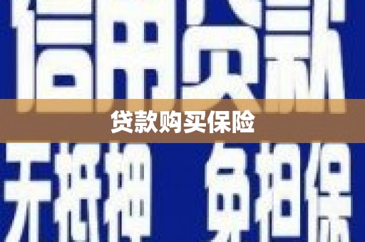 高埗贷款购买保险
