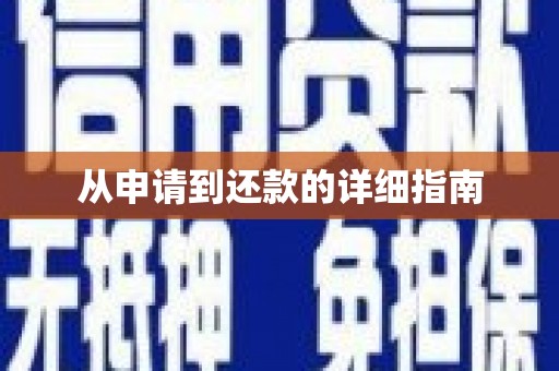 高埗从申请到还款的详细指南